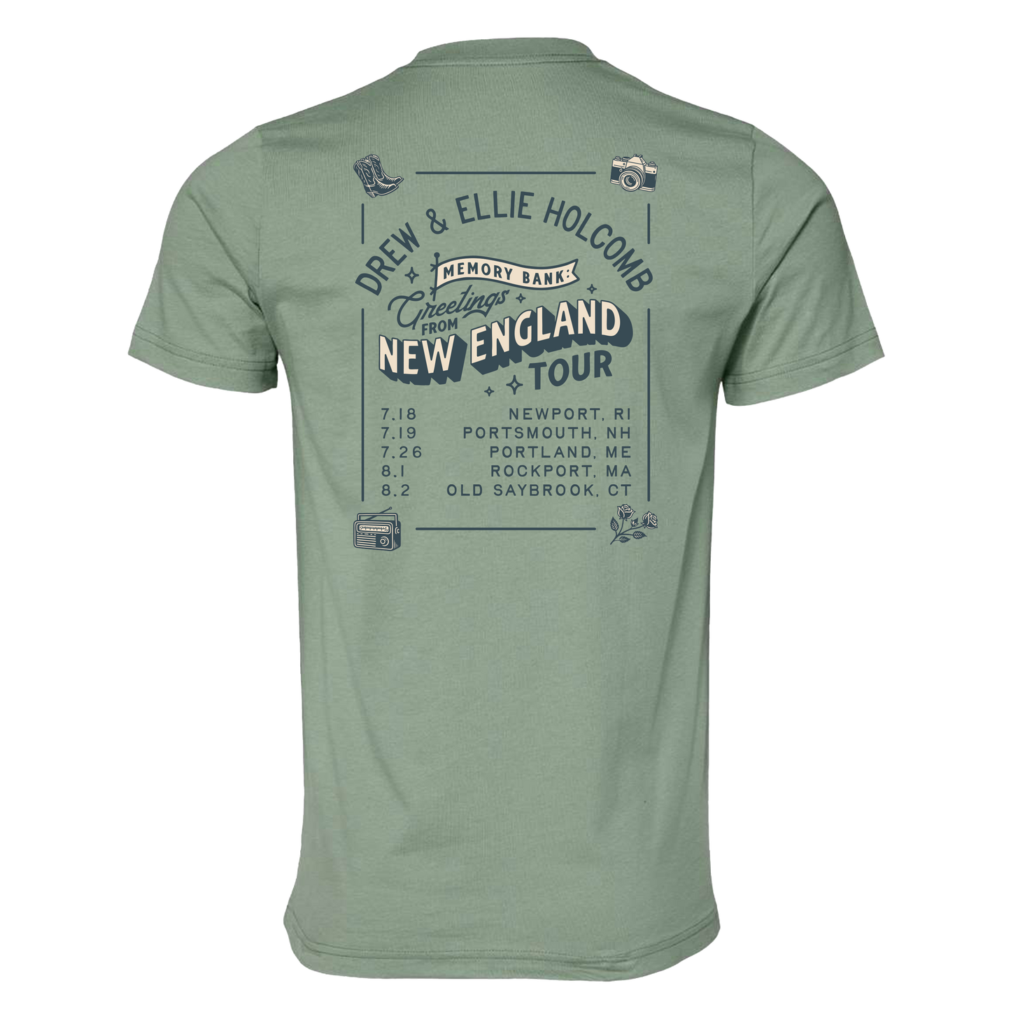 New England Memory Bank Tour Tee