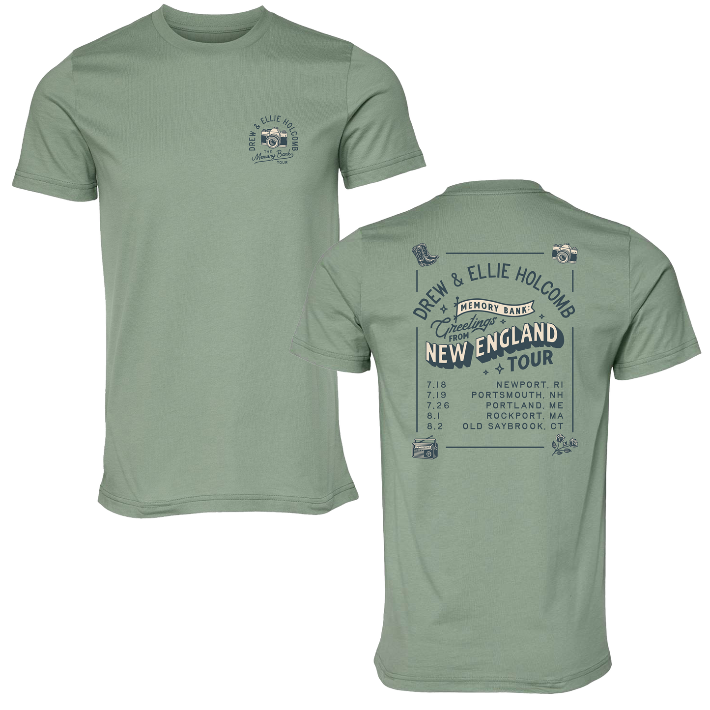 New England Memory Bank Tour Tee