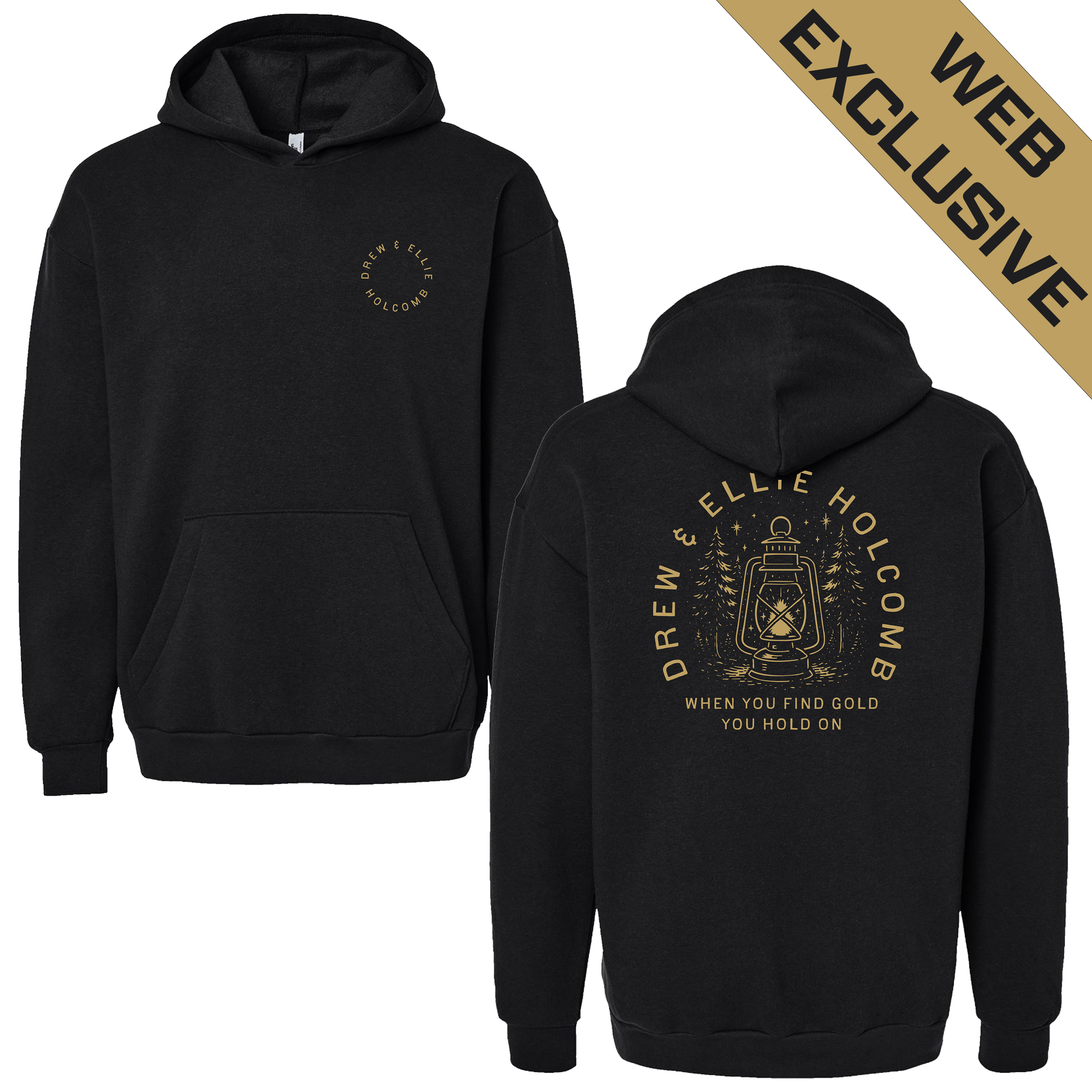 Hoodie Blk Lantern