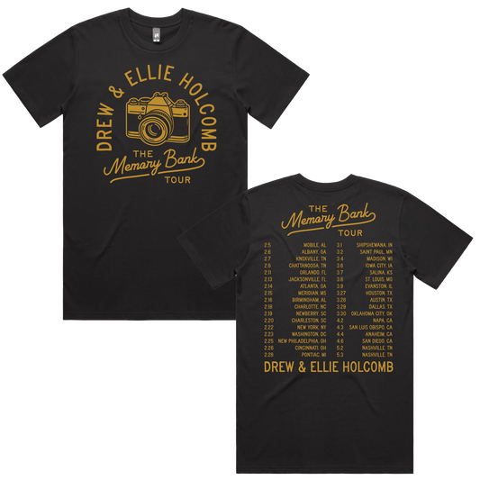 Memory Bank Tour Tee Black