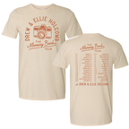 Memory Bank Tour Tee Natural